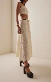 [Andrea Gomez] Beatriz Raffia Platform Sandals