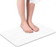 Stone Bath Mat, Diatomaceous Earth Bath Mat, Non-Slip Absorbent Bath Mat, Fast-D