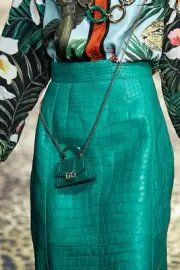Dolce & Gabbana Runway Green Amore DG MICRO Crossbody Purse Bag RRP $1,895