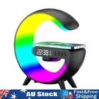 _ Wireless Speaker Charger Table Lamp with Alarm Clock Bedside Lamp LED Table La