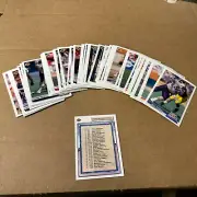 1992 Upper Deck NFL Top Prospect Complete Gold Set 1-50 Box 130