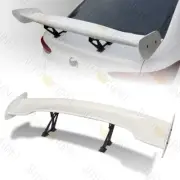 57" UNIVERSAL PAINTED WHITE DRAGON-3 STYLE ABS GT TRUNK ADJUSTABLE SPOILER WING (for: Volkswagen)