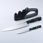 德國WUSTHOF 三叉牌 GOURMET 主廚刀 削皮刀 磨刀器 三件組
