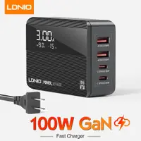 在飛比找蝦皮購物優惠-LDNIO 充電器 100W 氮化鎵充電頭 筆電 pd快充 