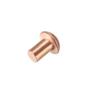 50 Pcs 5/32" x 15/64" Round Head Copper Solid Rivets Fasteners