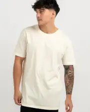 [Lucid] Lucid Men's Essential 2.0 T-Shirt in Cream Size XL XL Cream