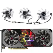 Graphics Card Cooling Fan Replacement Fan for ASROCK RX5700 5700XT 8GB Phantom