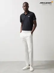 Reiss Navy Crypto McLaren F1 Team Cotton Polo Shirt (AY7528) | $155