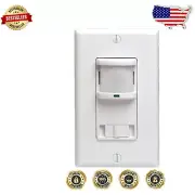 Decora 500W Passive Infrared Occupancy Sensor - Smart Lighting for 400 sq. ft.