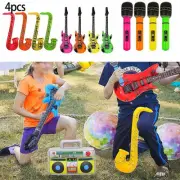 For Party Instrument Balloons Inflatable Toys Indoor Outdoor Toys 4pcs