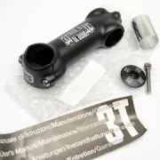 New 3T Forgie Alloy Bicycle Handlebar Stem XL 110mm 1 1/8" Black 31.8