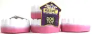 4 Ct Multipet Just Wanna Have Fun 4 Inch Vinyl Teeth Squeaky Dog Toy