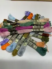 105 X BRAND NEW DMC Stranded Cotton thread YOU CHOOSE YOUR COLOURS. FREE POST
