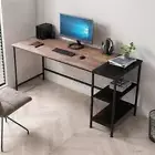 Computer Table Desk Book Storage Student Study Home Office Workstation Vintage O