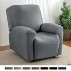 1 Seat Jacquard Recliner Covers Split Stretch Single Sofa Cover Chair Slipcovers