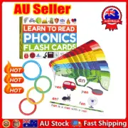 Phonics Flash Cards - Learn to Read in 20 Phonic Stages - Digraphs CVC Blends PJ