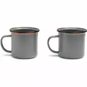 Barebones Living CKW-356 Enamel Cup 14oz Set of 2