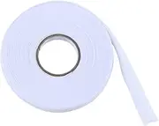 1/2 Inch Double Fold Bias Tape, 10 Yards Bias Binding Tape Fabric Tape for Sewing Hemming Seaming Quilting Piping (White)