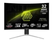 MSI 31.5" 180 Hz VA QHD Gaming Monitor Adaptive Sync MAG 325CQRF QD E2