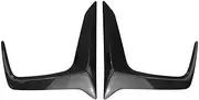 Front Fog Light Lamp Cover Frame Spoiler Trim Compatible For Toyota RAV4 2019-2024 Carbon Fiber Look/Black Side Bumper Air Intake Vent Kit(Carbon Fiber Look)