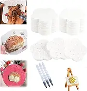 Magic Foam Texture Painting Kit,3D Drawing Magic Canvas Sponge,DIY Bubble Drawing Pens Art Supplies,Puffy Popcorn Drawing Texture Painting Kit,10Pcs Puffy Paint Paper1