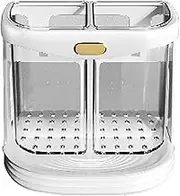 Baxnore Plastic Draining Chopstick Cage, Standing Cutlery Storage Organizer, Kitchen Utensil Holder, Multifunctional Cutlery Drainer for Kitchen
