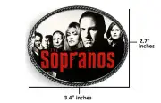 The Sopranos TV Show Tony Belt Buckle Pewter Metal Limited Edition