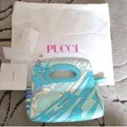 Emilio Pucci Handbag Light Blue Spring Summer For Women From Japan