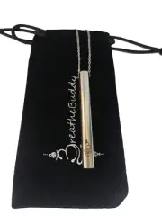 Quit Vaping | Anxiety Relief | Breathing Necklace | Stainless Steel | Australia