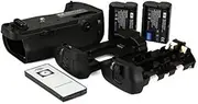 DSTE Pro Ir Remote Mb-D16 Vertical Battery Grip + 2X En-El15 for Nikon D750 SLR Digital Camera