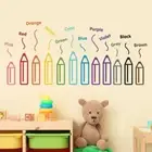 Colorful Wall Stickers Removable Potted Plant Decals Wall Mural Creative