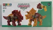 Take Apart Dinosaur, STEM Toys, 60 PCS, Triceratops & Centrosaurus