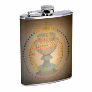 Abstract Art Em20 8oz Stainless Steel Flask Drinking Whiskey Liquor