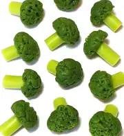 Barbi Dollhouse Miniature Food Mini Broccoli Vegetables Fruit Tiny Lot 5pc
