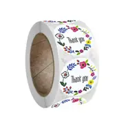 500PCS Labels Floret Thank You Sticker Sealing Paper Stickers Stationery & Office Supply Decoration Scrapbooking