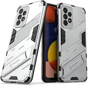 [JOJOBE] Horizontal Kickstand Case for Samsung Galaxy A23 Cover case Phone Holder with Vertical Kickstand Case Compatible with Samsung A23-white