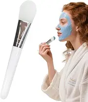 Jiimhte Facial Applicator Brush - Face Pack Brush - Soft Silicone Ergonomic Applying Tool for Cleaning Mud Film Cosmetic Cream Balm Cleanser Lotion Gel