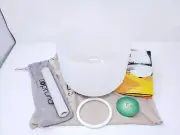 Topfund Crystal Singing Bowls 8 inch F Note Heart Chakra Carrying Case