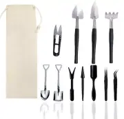 12 Pcs Succulent Tools Set Mini Transplanting Garden Tools Kit for Indoor Gar...