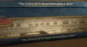 Atlas California Zephyr O Scale 3 Rail Dome Car “Silver Bridle”