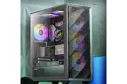 Antec AX85 ARGB ATX,mATX, 4x ARGB, 360mm Radiator Front, GPU 340mm. Mid-Tower Gaming Case AX85 ARGB