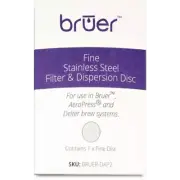 Bruer Stainless Steel Filter Disk for Aeropress & Bruer - Fine