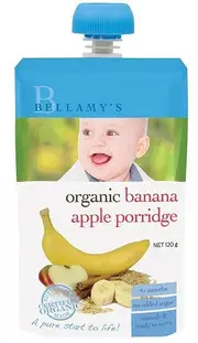 Bellamy's Organic Banana Apple Porridge 120g