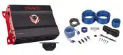 Crunch DR-2725.1D 2725 Watt Car Stereo Mono Amplifier 2 Ohm Class D+Amp Kit