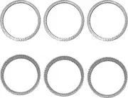 Strongthium Exhaust Gasket Compatible with Harley Davidson Big Twin Sportster Models Dyna Touring Softail 1984-2024 Made of Steel Mesh and Graphite 3 Pair