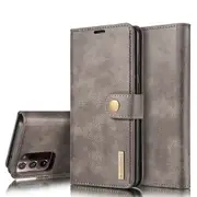 DG.Ming Samsung Galaxy Note20 Ultra Detachable Wallet Folio Case Cover [Grey]