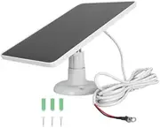Solar Panel for Doorbell, Solar Compatible with Nest Doorbell (Battery), for Ring Video Doorbell, Doorbell 2K Camera, 360 Degree Adjustable, 9.8 Feet Charging
