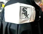 ***White Sox*** REVERSIBLE Cotton Face mask (handmade)
