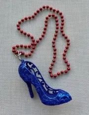 Krewe of Muses Mardi Gras New Orleans Glitter Shoe Bead