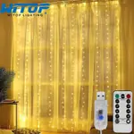 LED CURTAIN GARLAND USB STRING LIGHTS FAIRY REMOTE CONTROL